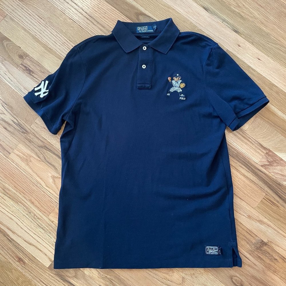 Polo Ralph Lauren New York Yankees Bear Polo Limited Navy Mens Unisex Medium